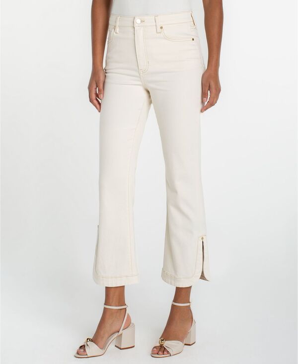 リヴァプール ロサンゼルス レディース ボトムス デニムパンツ クロップド ジーンズ Liverpoolos Angeles Womens HannahighRise Cropped Flare Je
