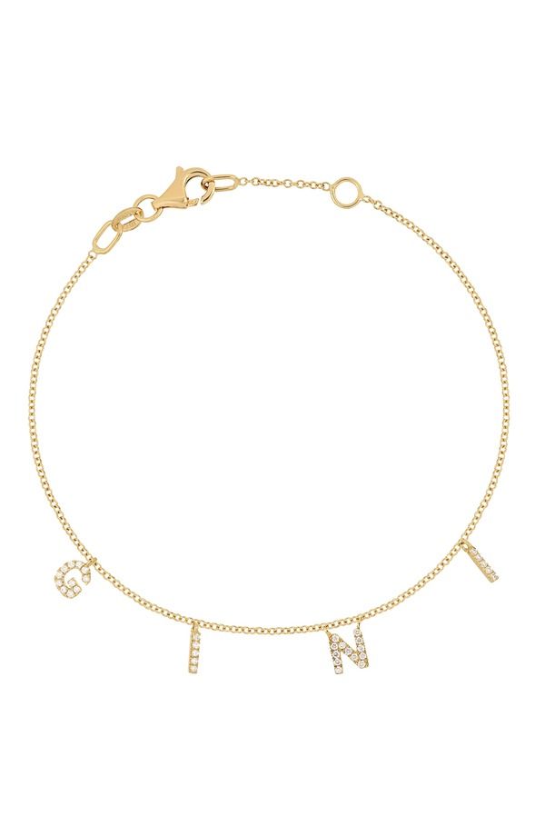 ボニー レヴィ レディース アクセサリー ブレスレット・バングル・アンクレット Bony Levy Icon Personalizediamond Charm Bracelet 18K Yellow