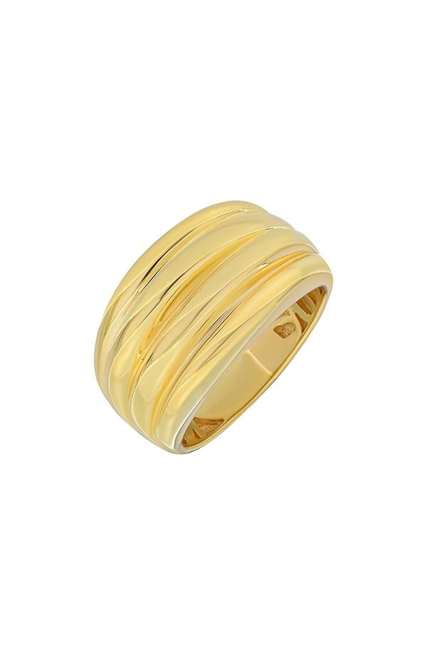 ボニー レヴィ レディース アクセサリー 指輪 Bony Levy 14K Gold Wide Band Ring 14K Yellow Gold イエロー