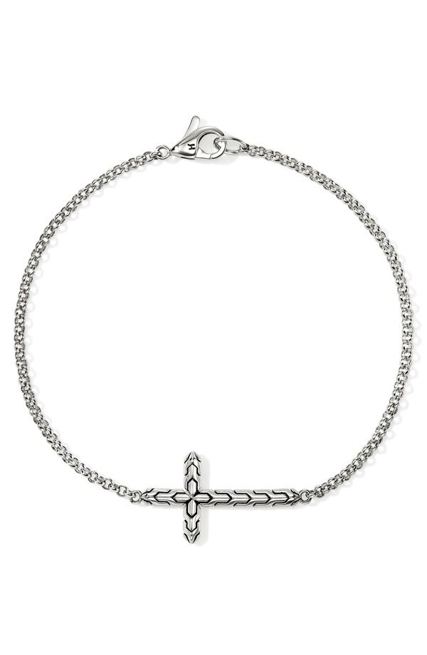 ジョン・ハーディー レディース アクセサリー ブレスレット・バングル・アンクレット John Hardy JH Essential Cross Bracelet Silver シルバー