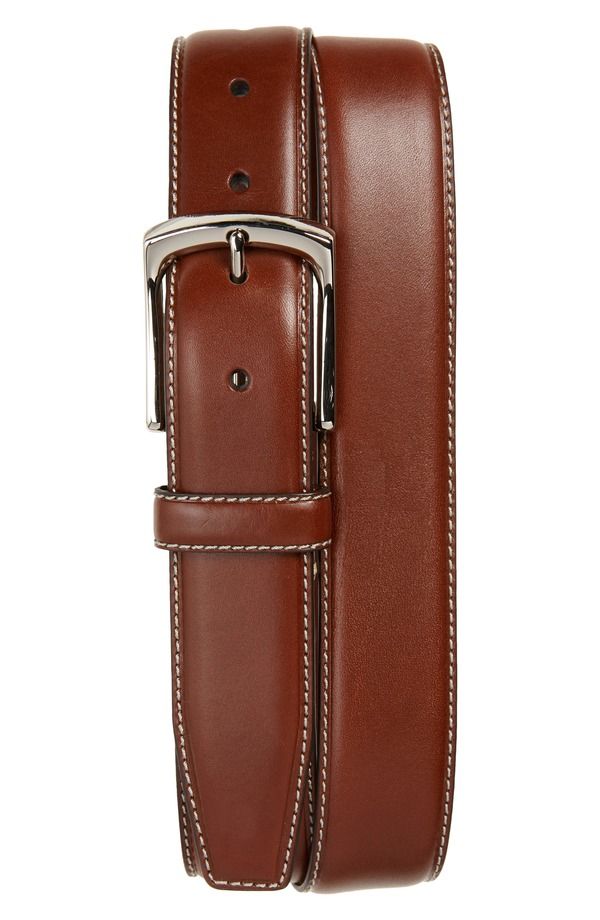 トリノ メンズ アクセサリー ベルト レザー Torino Burnished Leather Belt Saddle Tan タン