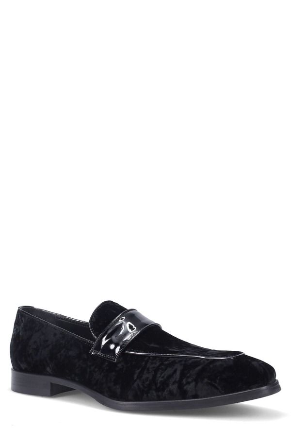 ロンホワイト メンズ シューズ ローファー Ron White Tate Moc Toe Loafer Black ブラック
