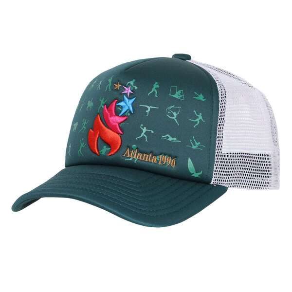 アウタースタッフ メンズ アクセサリー 帽子 Mens Outerstuff Green Atlanta 1996 Olympic Games Trucker Adjustable Hat Green 10,485円