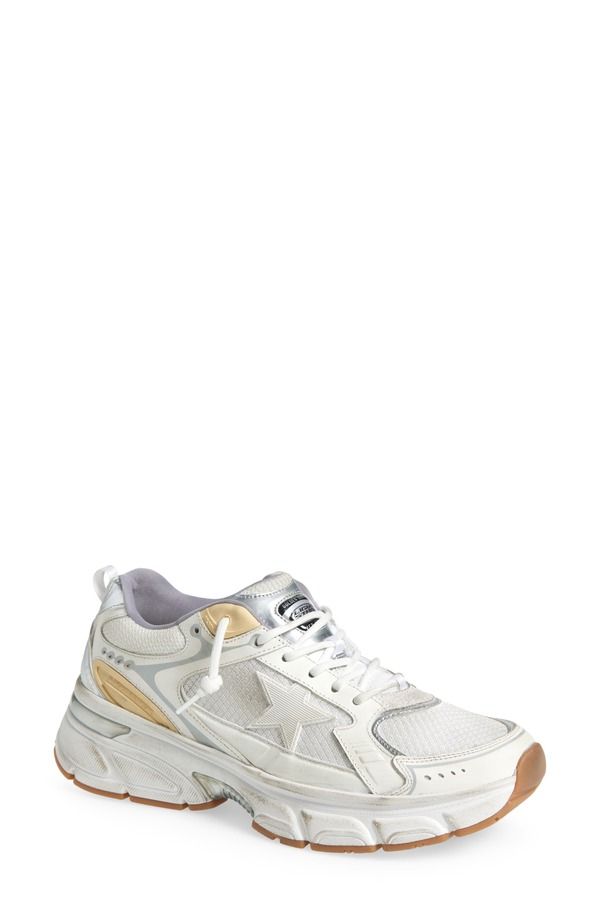 ゴールデングース メンズ シューズ スニーカー Golden Goose Lightstar Sneaker White Gold ホワイト