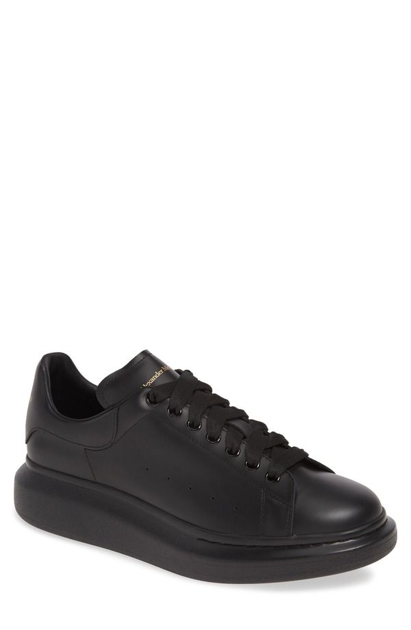 マックイーン メンズ シューズ スニーカー McQueen Oversized Sneaker Black ブラック