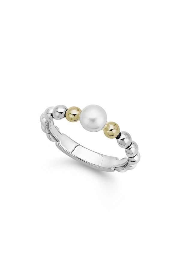 ラゴス レディース アクセサリー 指輪 LAGOS Luna Pearl Ring Silver Pearl パール