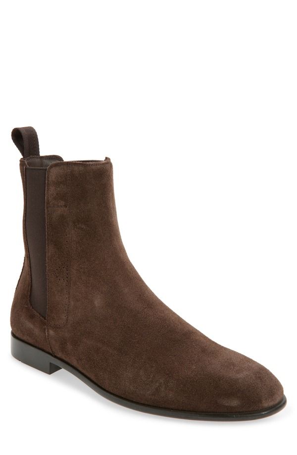 フェラガモ メンズ シューズ ブーツ・レインブーツ チェルシーブーツ チェルシー FERRAGAMO Angle Chelsea Bootan Moro タン