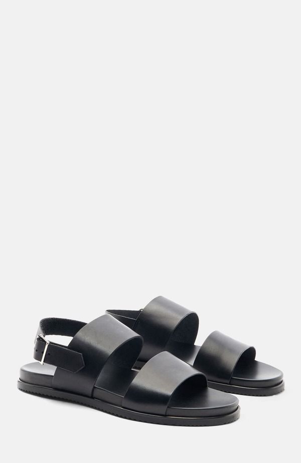 スカロッソ メンズ シューズ サンダル SCAROSSO Antonio Sandals Black Calf ブラック 53,880円