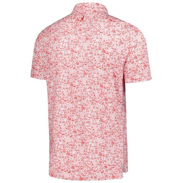 ジョニー オー メンズ トップス シャツ MensjohnnieO RedWhite Detroit Red Wingslapshot Polo Red レッド