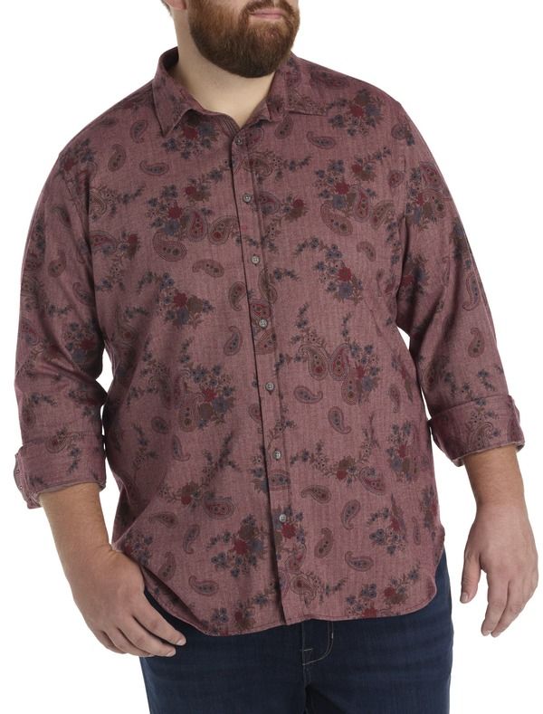 ロバートグラハム メンズ トップス シャツ トール Robert Graham Big Tall Minetta Sport Shirt Red レッド