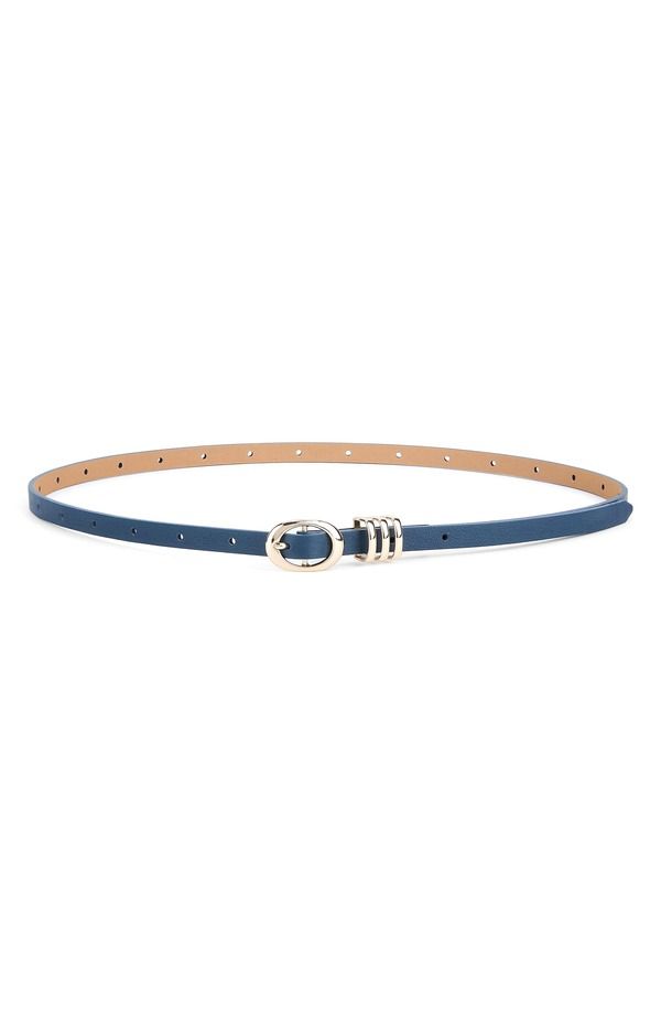 エティカ レディース アクセサリー ベルト Ettika Triple Keeper Belt Denim デニム