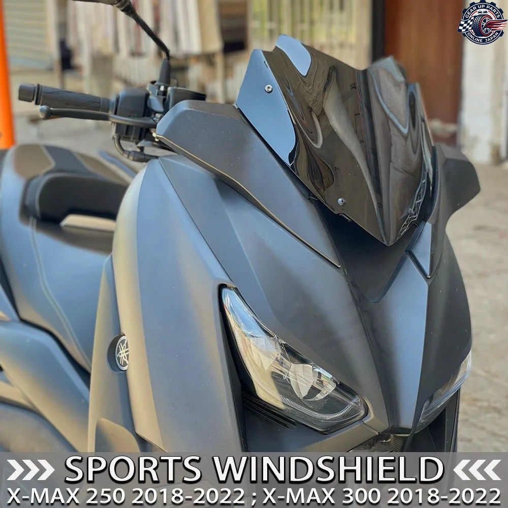 ヤマハ XMAX300 XMAX250 300 2018-202-MAX 250 300 モーターサイクル スポーツ ウインドシールド ウインドスクリーン バイザー ダブルバブ
