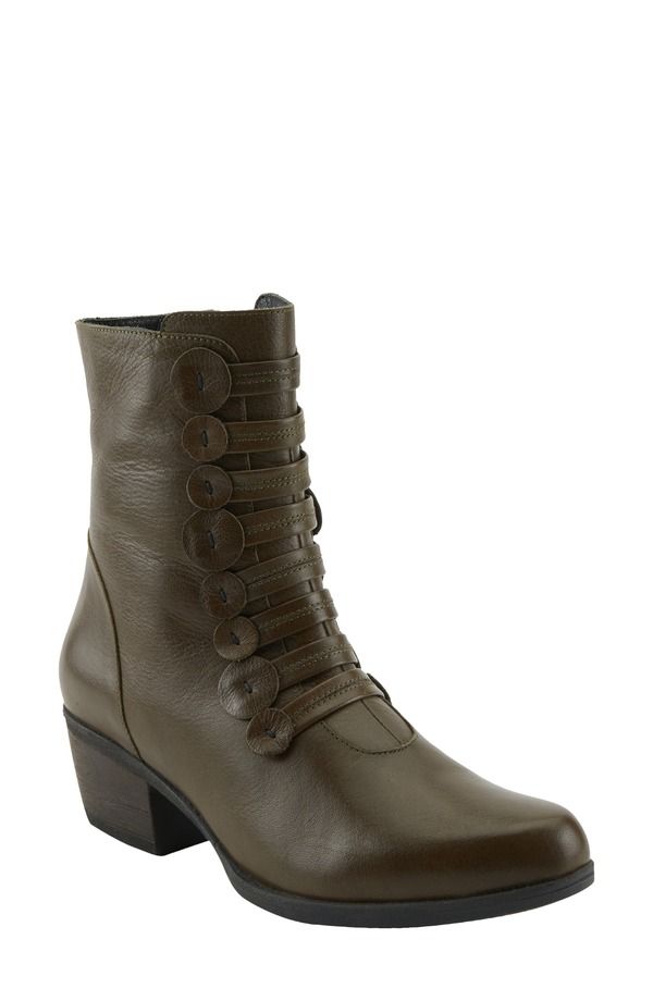 スプリングステップ レディース シューズ ブーツ・レインブーツ Spring Step Garibaldi Bootie Olive Green グリーン