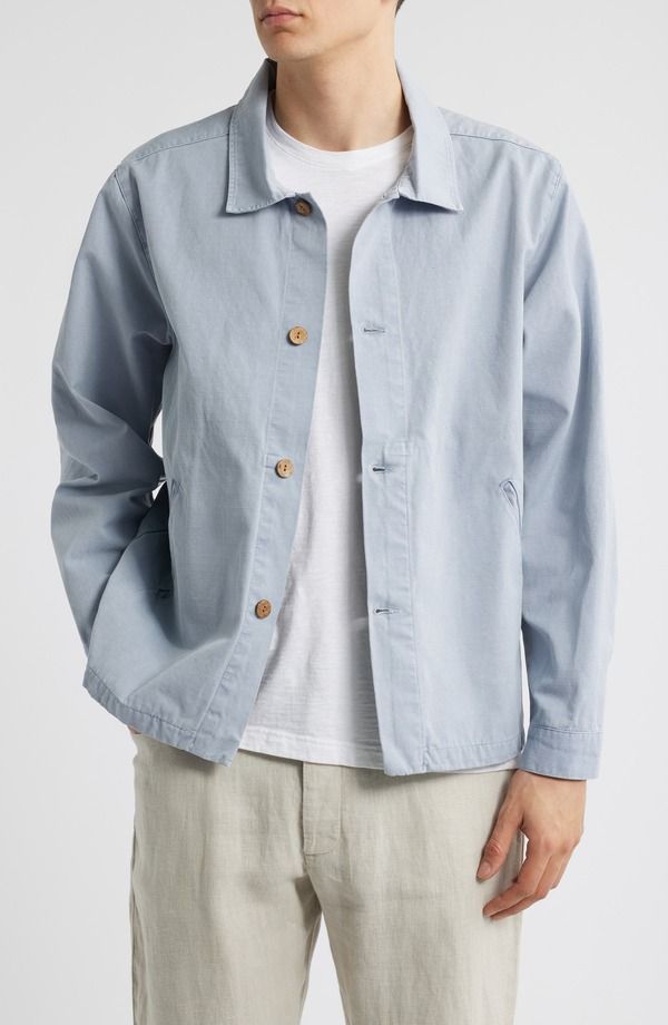 アレックスクレーン メンズ アウター ジャケット・ブルゾン コットン ALEX CRANE Pac Organicotton Ripstop Shell Jacket Wave