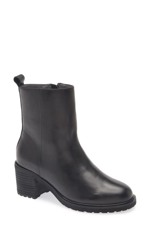 ショコラブルー レディース シューズ ブーツ・レインブーツ Chocolat Blu Nadi Bootie Black Leather ブラック