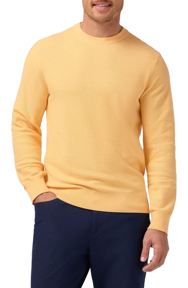 ミズンメイン メンズ アウター パーカー・スウェット クルーネック セーター コットン MizzenMain Ashe Crewneck Cotton Blend Sweater Cornsilk