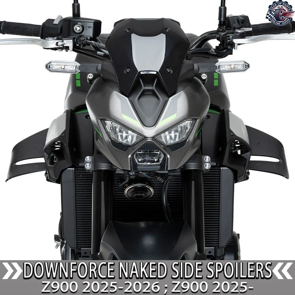 オートバイ ABS ウインカー サイドスポイラー エアロダイナミックウィング ディフレクター カワサキ Z900 SE 2025 2026 Z900SE Z-900
