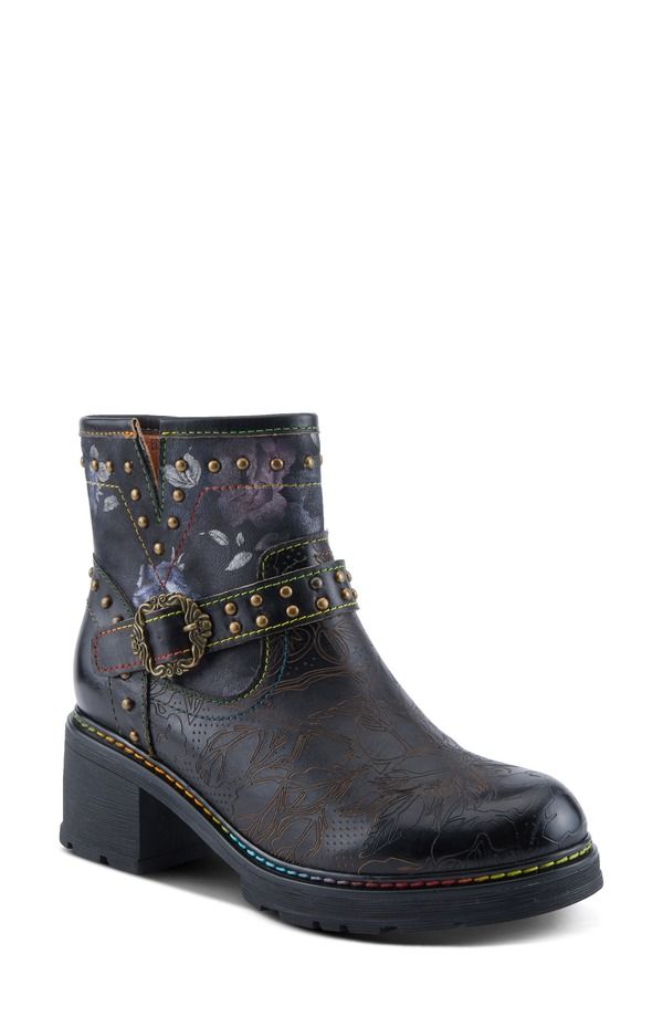 スプリングステップ レディース シューズ ブーツ・レインブーツ プラットフォーム LArtiste by Spring Step Branchout Platform Bootie Black Mul