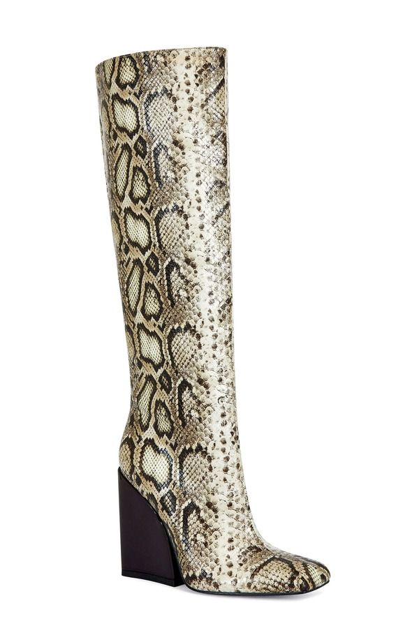 アザレア ワン レディース シューズ ブーツ・レインブーツ AZALEA WANG Evergreen Snakeskin Embossed Knee High Boot Snake Multi マル