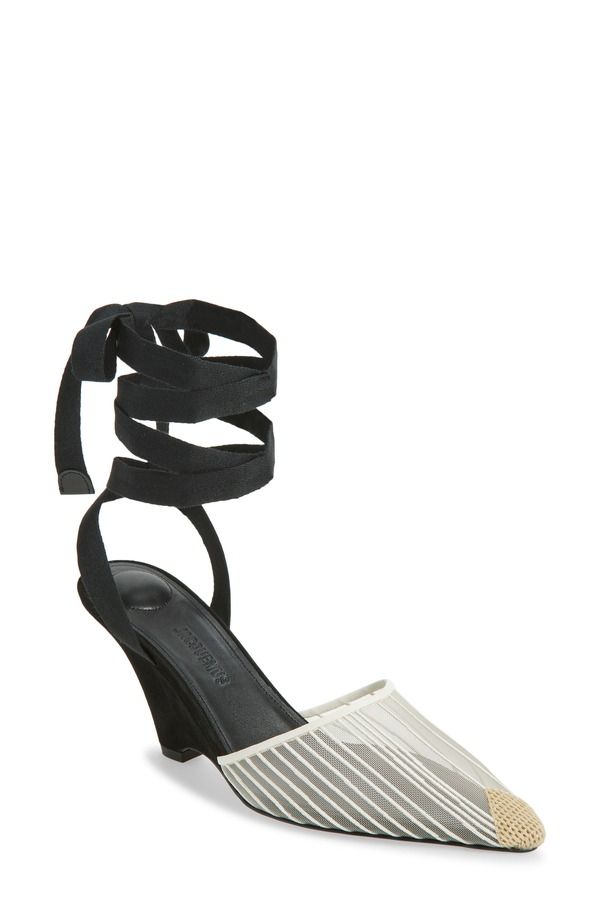 ジャクエムス レディース シューズ パンプス Jacquemus Lespadrilles Pointed Toe Wedge Pump White ホワイト