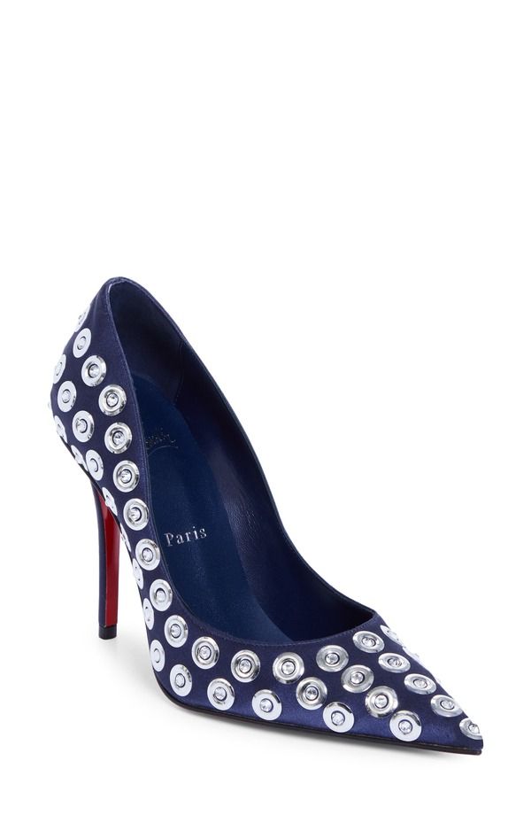 クリスチャン・ルブタン レディース シューズ パンプス Christian Louboutin Miss Z Boum Mirror Pump Zaffiro SvCry Lin
