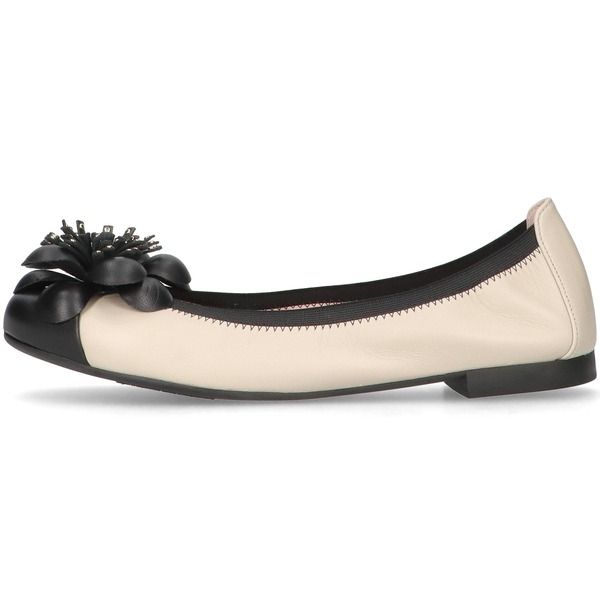 プリティ・バレリーナ レディース シューズ パンプス Pretty Ballerinas Flower ballet flat Ivory アイボリー