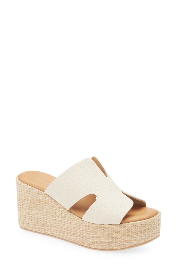 ショコラブルー レディース シューズ ヒール プラットフォーム サンダル Chocolat Blu Jamie Platform Wedge Sandal Ice Leather