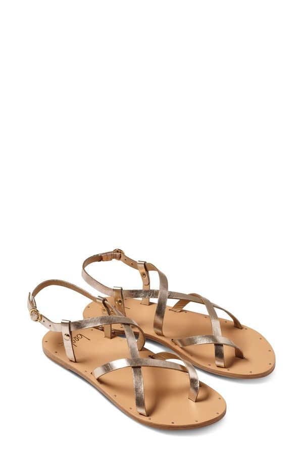 ビーク レディース シューズ サンダル Beek Linnet Crossover Strap Sandal GoldBeach ゴールド 52,680円