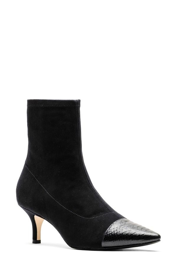 フランセスバレンタイン レディース シューズ ブーツ・レインブーツ キャップ ヒール Frances Valentine Serena Pointed Cap Toe Kitten Heel Boot