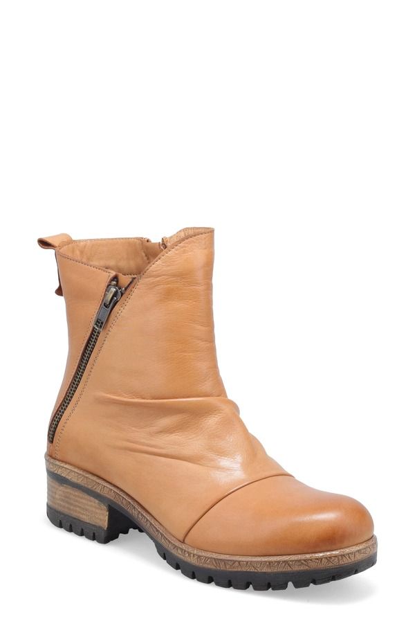 ミズムーズ レディース シューズ ブーツ・レインブーツ Miz Mooz Darrla Lug Sole Bootie Brandy