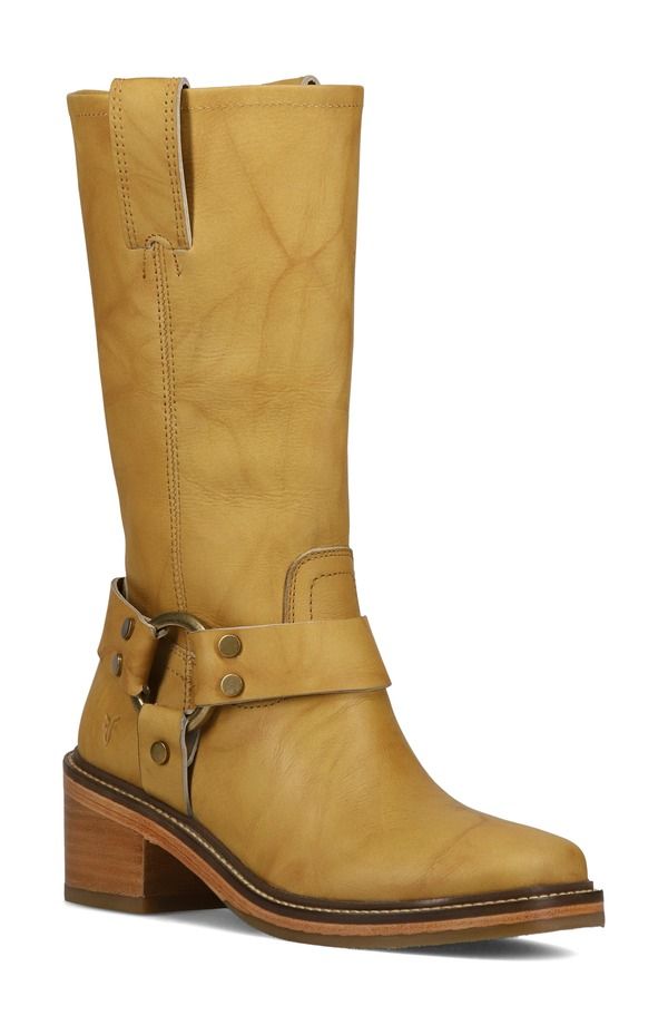 フライ レディース シューズ ブーツ・レインブーツ Frye Kate Harness Boot Banana