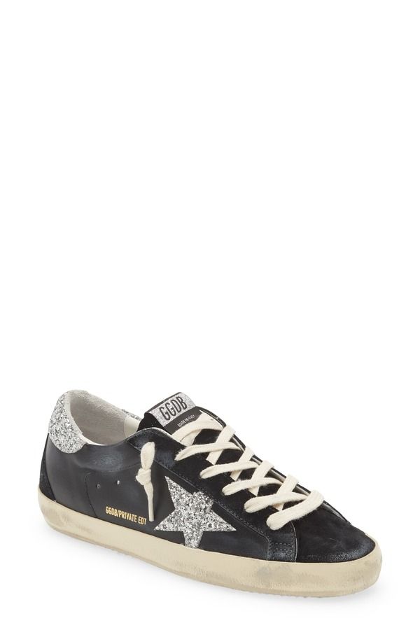 ゴールデングース レディース シューズ スニーカー Golden Goose SuperStar Low Top Sneaker Black Silver Cream クリーム 109,400円
