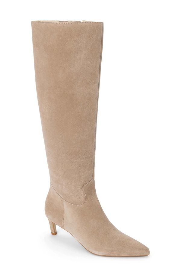 マチス レディース シューズ ブーツ・レインブーツ ヒール Matisselevate Pointed Toe Knee High Kitten Heel Bootaupe トープ
