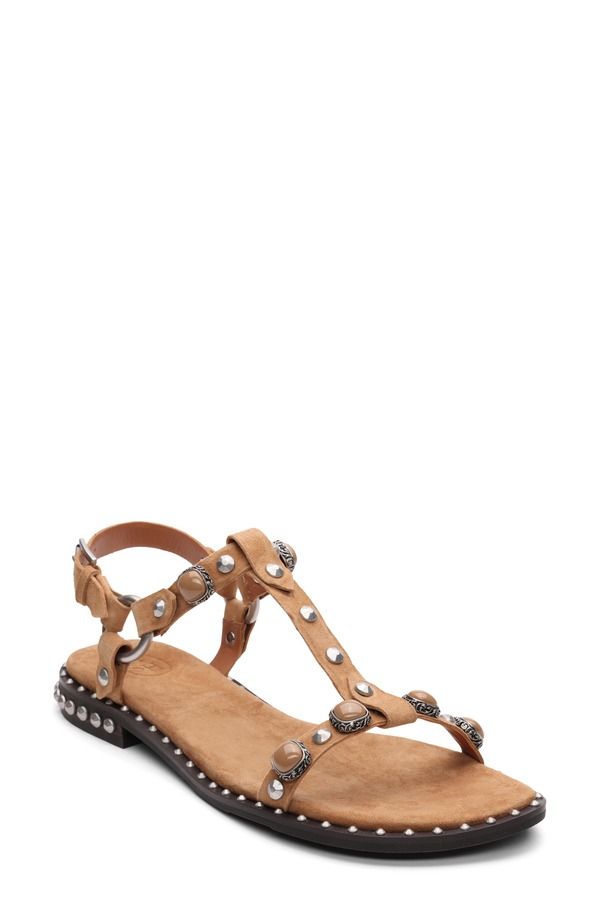 アッシュ レディース シューズ サンダル アンクル Ash Pebble Stud Embellished Ankle Strap Sandal Moka Mou 34,320円