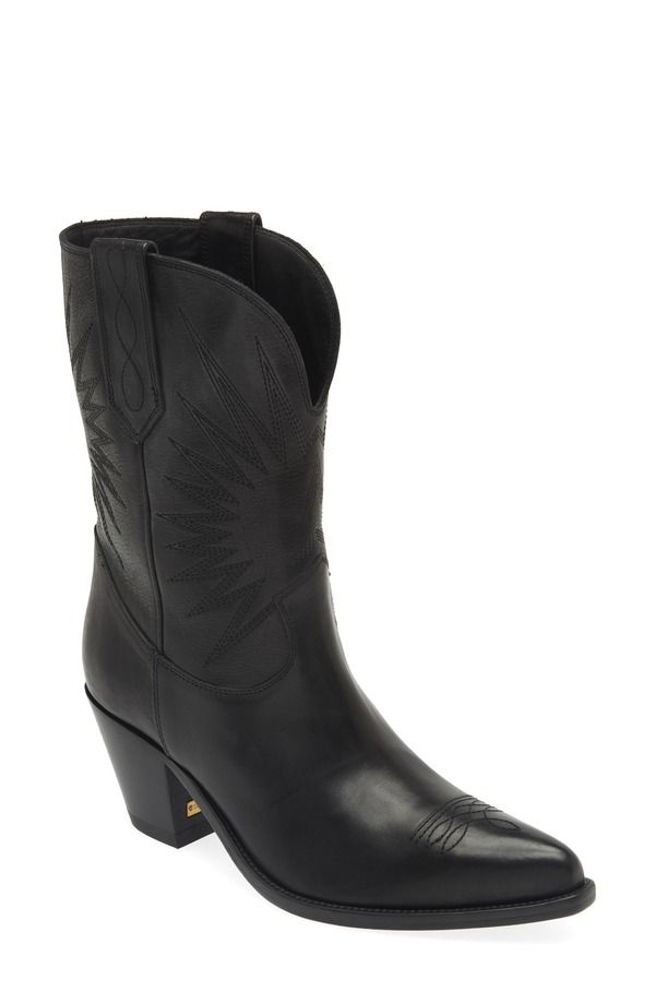 ゴールデングース レディース シューズ ブーツ・レインブーツ Golden Goose Wish Star Western Boot Black ブラック