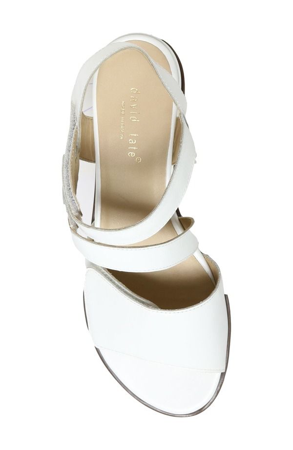 ダイビッドテイト レディース シューズ サンダル アンクル David Tate Theo Ankle Strap Sandal White ホワイト