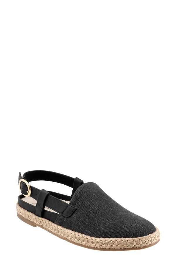 トロッターズ レディース シューズ サンダル Trotters Paisley Slingback Espadrille Flat Multiple Widths Available Black Te