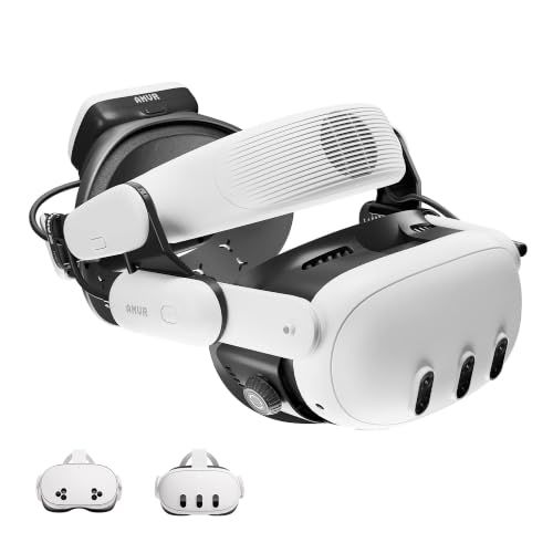 AMVR BS1 ヘッドストラップ ホットスワップ磁気バッテリー付 Meta Quest3/3S 空冷ファン搭載 VR アクセサリー | ホットスワップ対応磁気 8000mAh バッテリーで電源切れず連続 VR プレイ。内蔵空冷ファンが蒸れを 622ad768