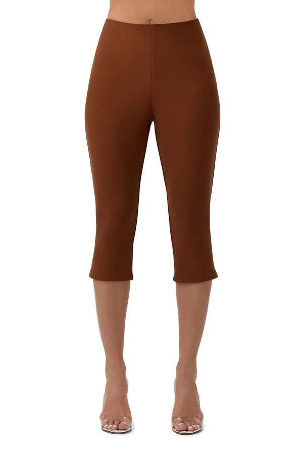 ネイキッドワードローブ レディース ボトムス レギンス パンツ キャップ Naked Wardrobe Suiting Capri Pants Dark Mocha モカ 23,944円