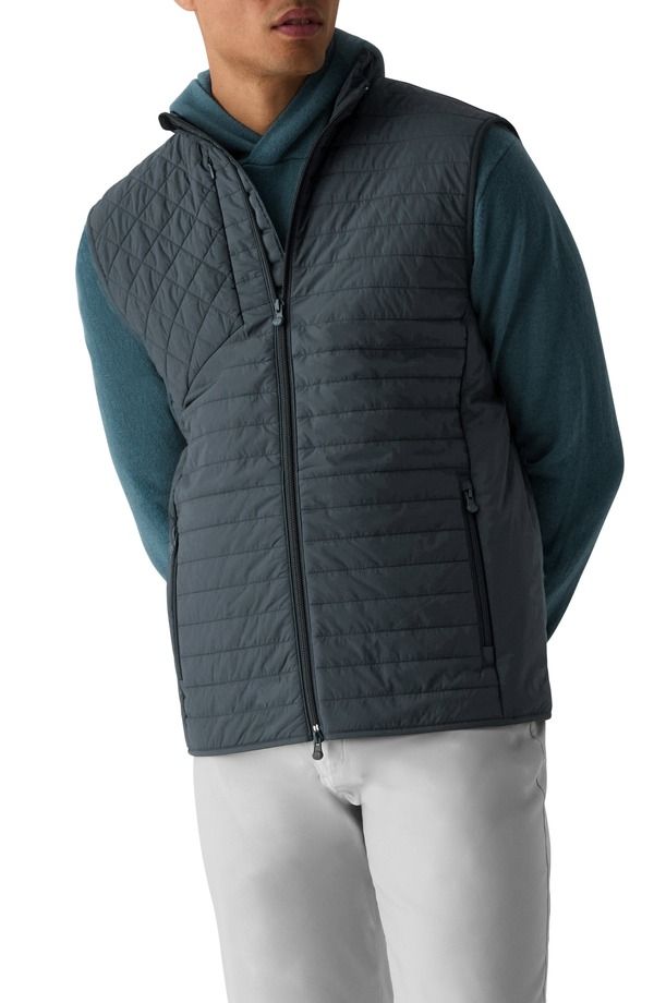 グレイソン メンズ アウター ジャケット・ブルゾン キルティング ベスト Greyson Yukon Ultralight Hybrid Quilted Puffer Vest Anthraciteジャンパー・ブルゾン