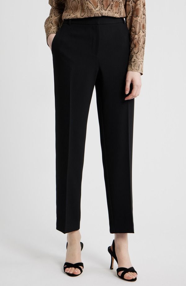 コビーハルペリン レディース ボトムス デニムパンツ クレープ アンクル KOBI HALPERIN Gloria Crepe Ankle Pants Black ブラック