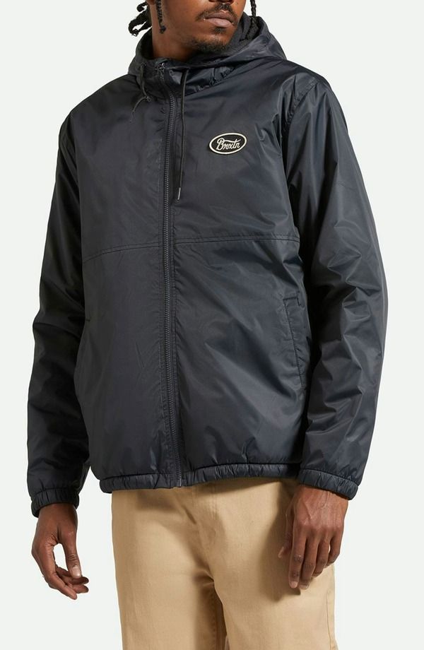 ブリクストン メンズ アウター ジャケット・ブルゾン フーデッドジャケット フリース Brixton Claxton Parsons Arctic Fleece Lined Hooded Jacket