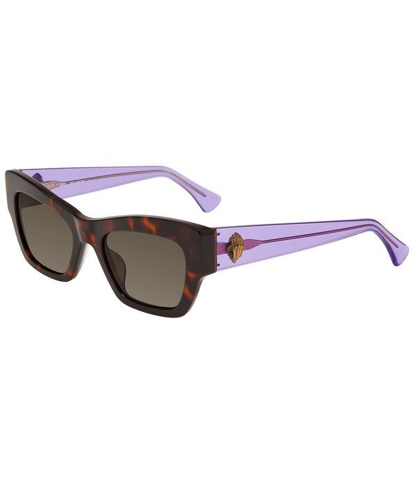カートジェイガーロンドン レディース アクセサリー サングラス・アイウェア Kurt Geiger London Womens KGL1040 53mm Rectangle Sunglasses Ha
