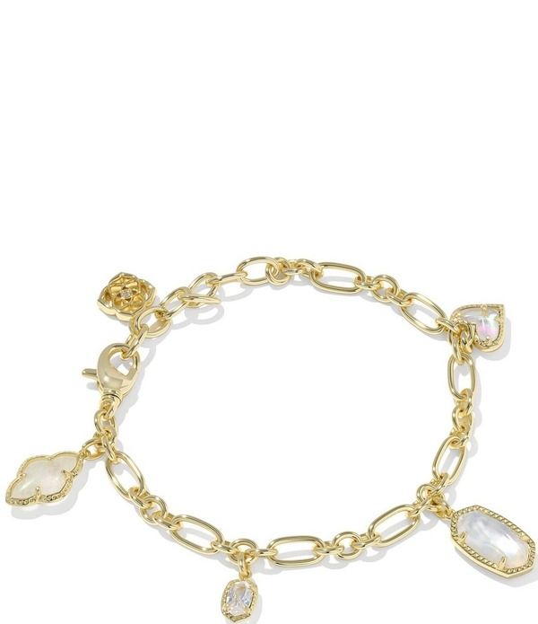 ケンドラスコット レディース アクセサリー ブレスレット・バングル・アンクレット Kendra Scott Icon Charm Line Bracelet Gold Neutral Mix ゴールド