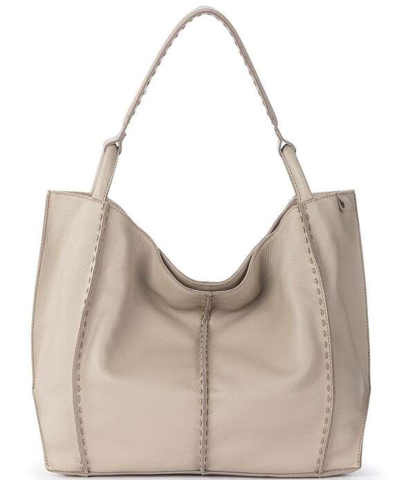 ザサック レディース バッグ レザー The Sak Los Feliz Medium Leather Tote Bag Sand サンド