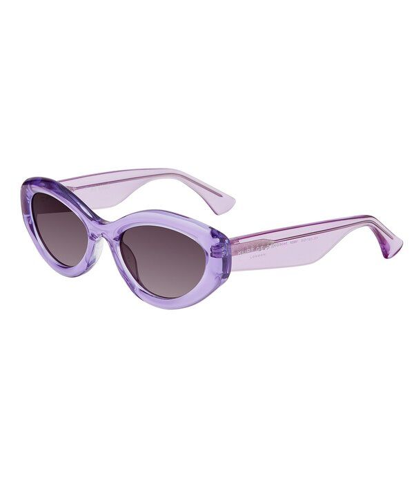 カートジェイガーロンドン レディース アクセサリー サングラス・アイウェア Kurt Geiger London Womens KGL1037 54mm Cat Eye Sunglasses Lila