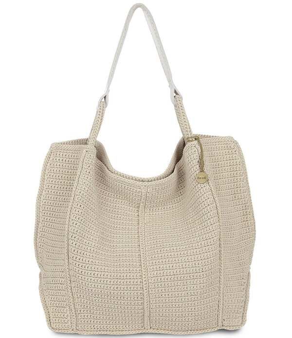 ザサック レディース バッグ The Sak Crochet Large Tote Bag Ecru エクリュ