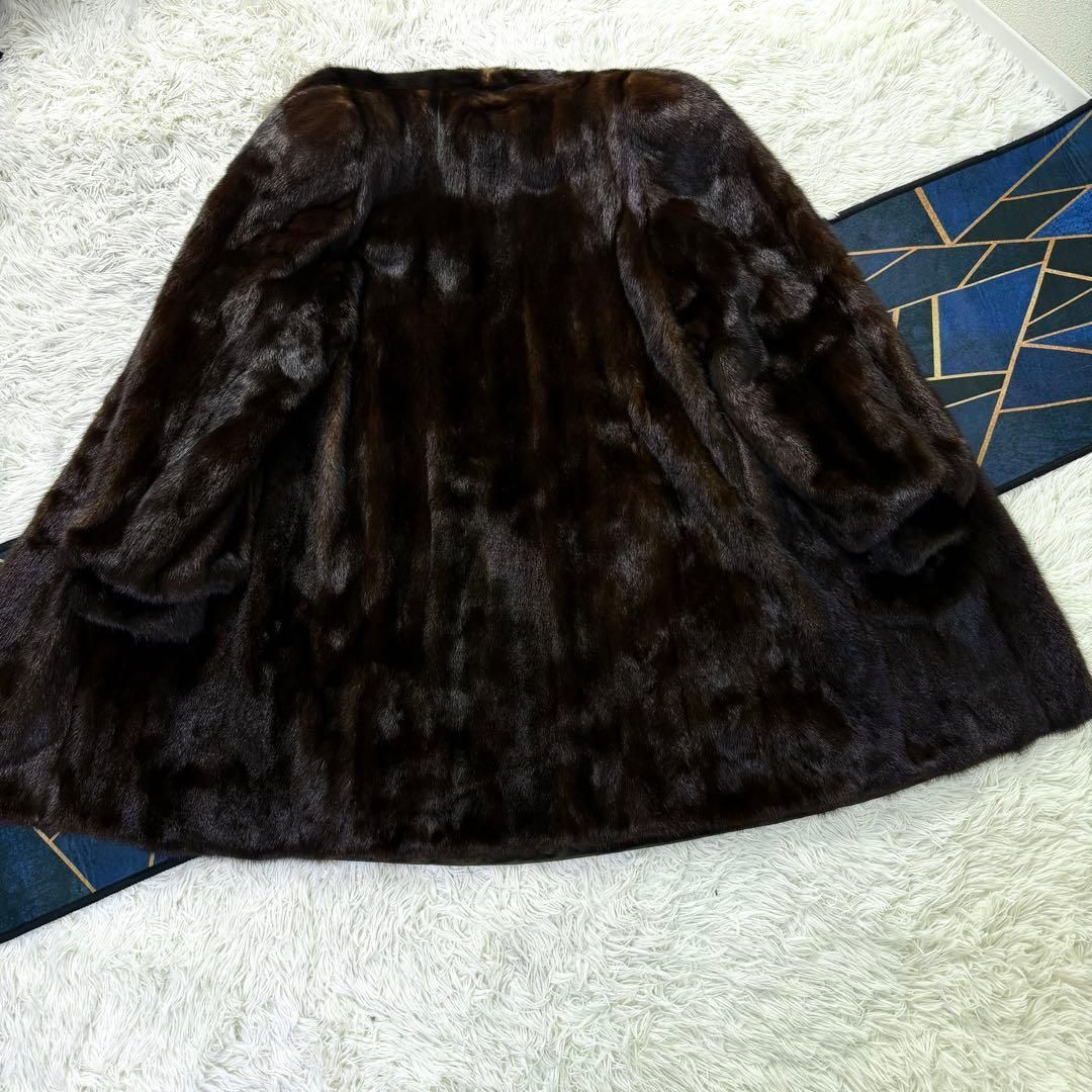 着丈90cm 毛艶◎ サガミンク SAGA MINK 本毛皮 リアルファー - メルカリ