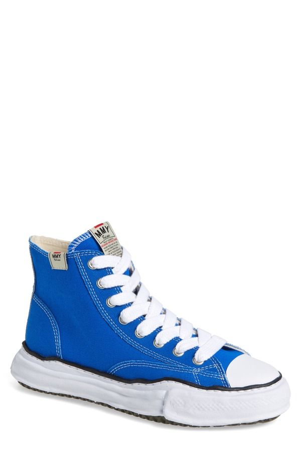 ミハラ ヤスヒロ メンズ シューズ スニーカー Maison MIHARA YASUHIRO Peterson High Top Sneaker Blue ブルー
