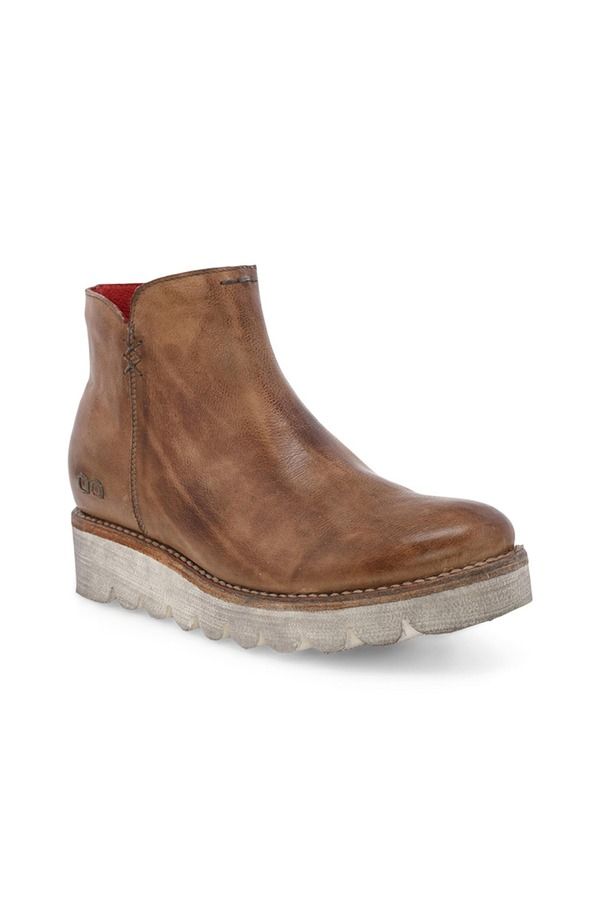 ベッドステュ レディース シューズ ブーツ・レインブーツ プラットフォーム Bed Stu Lydyi Platform Bootie Tan Rustic タン